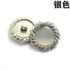 Botones de metal ojo de gato cosidos a mano con diamantes para chaqueta de traje de mujer, botones de mujer de 18-25 mm