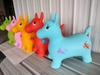 Ventas Directas de Fábrica Material de PVC Venta al por Mayor Varios Juguetes Musicales Inflables de Animales para Niños Caballo Saltarín Ciervo Saltarín Juguetes para Montar