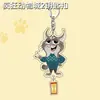 Impresión Plana 2D Animales Locos 2 Imán para Refrigerador Nick Judy Llavero Acrílico Mochila Colgante Lindo