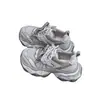 Nuevo empeine de malla, zapatos de mujer versátiles de suela gruesa, zapatillas casuales con cordones, zapatillas de correr para mujer, zapatillas deportivas, otoño 2026