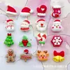 Mini Serie Navideña de Dibujos Animados Accesorios de Resina DIY Pegamento de Crema Muñeco de Nieve Arte de Uñas Navideño Pasador Accesorios para Joyería
