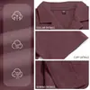 Moda Masculina de Verão Transfronteiriça Cor Sólida Gola Lapela Manga Curta Versátil Algodão Linho Camisa Design Chique Estilo Fashionável Camisa