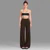Conjunto de sujetador deportivo y leggings para yoga transfronterizo, diseño de bloques de color, cintura baja, secado rápido, adecuado para actividades al aire libre, uso casual y fitness, conjunto para mujer