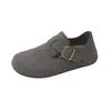 Sapatos Birkenstock Retrô Disponíveis em Várias Cores, Slip-Ons Fechados na Ponta, Sapatos Casuais da Moda para Uso ao Ar Livre, Sapatos Planos Leves para Mulheres