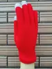 Guantes de lana tejidos de punto de acrílico fino y felpa gruesa para otoño e invierno, con pantalla táctil, cálidos, a prueba de frío, al por mayor