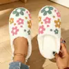 Pantuflas de algodón para el hogar de comercio exterior transfronterizo para parejas, pantuflas de felpa antideslizantes de otoño e invierno, suela suave, silenciosas, cómodas, ligeras y cálidas