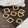 Aretes DIY de aleación estilo Barroco Estrella redonda mariposa flor conexión colgante aretes materiales hechos a mano