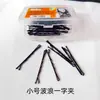 Pasador Negro Coreano Sencillo para Adultos, Pinza para el Cabello para Sujetar el Cabello, Pinza para Flequillo, Pinza en Forma de U en Caja Hui Lin, Accesorio para el Cabello de 2 Yuanos Pasador