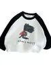 Sudadera de colorblock para niño de primavera y otoño 2026 nuevo estilo para niños moderna ropa de otoño para bebé camiseta base de dibujos animados