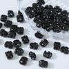 Fábrica negro tridimensional cuentas de cerámica dibujos animados forma especial cuentas cuentas diy joyería hecha a mano cuentas sueltas accesorios al por mayor