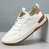 Zapatillas para Hombre, Otoño Piel Suave Transpirables Casuales, Zapatos de Hombre, Zapatos Británicos, Zapatos de Piel para Hombre, Zapatos Deportivos, Zapatos Coreanos para Hombre