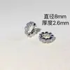 Accesorios de Cristal de Larga Conservación de Color Cuentas Separadoras 8mm10mm Separadores Clásicos Pulsera Hecha a Mano DIY Accesorios para Pulseras Joyería