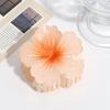 Pinza de Garra de Flor Degradada Caliente Transfronteriza Parte Trasera de la Cabeza Dulce Moda Flor de Cerezo Pinza de Tiburón Fuera Todo Combinable Accesorios para el Cabello Simples