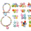 Hebilla de Figura de Ocho Lacada en Acrílico, Volantes Sueltos con Forma de Corazón de Bádminton para Pulsera DIY Hecha a Mano, Collar, Decoración de Joyería, Accesorios