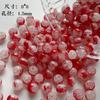8mm [serie fluorescencia] Jade Vidrio Roto cuentas de vidrio diy pulsera hecha a mano material para accesorios con cuentas