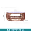 Muebles de Ratán Jinyuanxuan Sala de Té Casa de Té Silla de Ratán Mesa de Café Sofá Patio de Villa Combinación de Sillas de Ratán al Aire Libre Venta al por Mayor