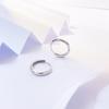 2026 Nuevos Pendientes de Plata Esterlina S925 Lisos Estilo Coreano para Mujer, Simples y Versátiles, Pendientes de Moda, Cuidado de Perforaciones, Regalo de Hebilla para Oreja