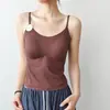 Base Líquida Invisível Sem Costura Lifting Fixadora Taça Tiras Finas Cor Sólida Bandeau Costas Bonitas Camisola Camiseta Base 3588