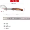 Cuchillo Plegable para Fruta Forjado en Damasco Afilado Alta Dureza Cuchillo Portátil para Supervivencia al Aire Libre