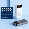 Carregador portátil conveniente 20000 mAh grande capacidade 100W carregamento super rápido leve e pequeno energia móvel logo impresso
