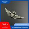 Fivela de Pano Asas Cinco Estrelas de Cobre Asas Escudo de Latão Isqueiro Grampo DIY Couro Bagagem Fivela Decorativa