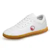 Sapatos Tai Chi Unissex com sola de borracha, projetados para prática e exercício, apresentando uma sola macia e oferecendo conforto e respirabilidade para uso casual