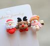 Accesorios para el cabello de vacaciones de Papá Noel pasador de alce anillo para el cabello de cereza pasador de chica Mori clip lateral joya regalo
