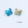 Mariposa Grande Dongzhou 10*9 Color Coñac Rosa Pedrería para Uñas Diamante de Imitación Colorido Decoración de Uñas Accesorios para Pasadores DIY