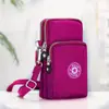 Bolsa para Teléfono Móvil Directo de Fábrica Bolso Cruzado para Mujer Bolsa para Teléfono Móvil de Pantalla Grande Monedero Colgante para el Cuello Bolsa de Muñeca para Correr Vertical Mini