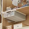 Novo guarda-roupa com gavetas retráteis, armazenamento de roupas em ferro, prateleiras em camadas e design de pendurar que economiza espaço para uso doméstico