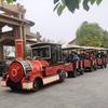 Parque del tren turístico del sitio escénico de Sanchuan tren turístico del sitio escénico medio de combustible del sitio escénico tren turístico fabricante de trenes del sitio escénico