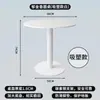 Mesa de Centro Moderna para Sala de Estar, Mesa Lateral para Sofá, Mesa Redonda Pequena, Apartamento Pequeno, Varanda, Luxo Acessível, Mesa de Chá, Mesa de Recepção para Negociações