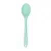 Venta Directa de Fábrica Cuchara de Silicona Tamaño Pequeño Semitransparente Densa Más Herramientas para Alimentos Complementarios Infantiles Mini Cuchara de Sopa Cuchara para Arroz Cuchara de Mesa Ensalada