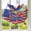 Cruzamento de Fronteiras Novo Produto Acrílico 250º Aniversário da Fundação dos Estados Unidos Vitral Decoração Pingente Pingente Retrô