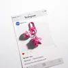 Novo Chaveiro Fofo de Estrela e Coração, Pingente de Bolsa Feminino de Coração, Presente Criativo Tendência Multicolorido