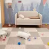 Tapete de Gateo Ensamble xpe Piso de Madera para Niños Tapete de Gateo para Bebé Tatami Aislante de Sonido Tapete de Piso para Gateo