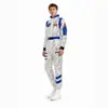Traje de Astronauta Piloto Espacial de Halloween Transfronterizo para Hombres y Mujeres, Mono de Manga Larga, Conjunto de Dos Piezas Láser