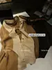 Top de punto con retazos de lino, estilo Old Money, bloques de color, falso dos piezas, para mujer, Nuevo Otoño 2026, Chic Retro, Top Adelgazante