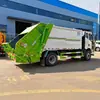 Camión compactador de basura Dongfeng de 14 toneladas con caja de carga sellada, control remoto, control electrónico, sistema hidráulico y gran capacidad para servicios de recolección de residuos y saneamiento.