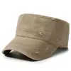 Chapéu de aba reta vintage lavado transfronteiriço para homens, boné de beisebol retrô em jeans, chapéu de proteção solar para atividades ao ar livre, chapéu versátil casual