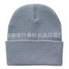 Venta directa de fábrica comercio exterior gorro de punto con pestaña acrílica gorro de punto con placa de luz