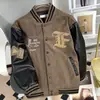Chaqueta de Béisbol Bordada Estilo Americano Primavera y Otoño Calle Holgada Nicho Nuevo 2025 Chaqueta Unisex para Pareja
