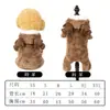 Atacado Roupas Quentes para Cachorros Outono e Inverno Roupa de Transformação para Pets em Fleece de Coral Gato Corgi Cachorro Pequeno Roupa de Pet