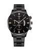 Reloj de Acero Inoxidable de Moda para Hombre Lujoso Calendario Cuarzo Pulsera Relojes de Negocios para Hombre Reloj Montre Homme