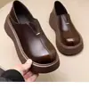 Outono/Inverno 2026 Novo Moda de Comércio Exterior Casual Elegante Sapatos Mocassins de Solado Grosso Versátil Cross-border Slip-on Cross-border