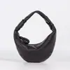 Bolsa de Couro de Ovelha da Moda Bolsa Croissant Bolsa de Nicho de Luxo Bolsa de Guangzhou Bolsa Bolinho Bolsa Feminina de Couro Genuíno bolsas