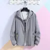 [Suministro Directo del Fabricante] Nueva Ropa con Cremallera Reflectante para Protección Solar para Parejas, Ropa de Protección Solar para Hombres, Ropa de Pesca para Exteriores con Estampado de Logo