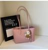Bolso Casual Francés Retro para Mujer Primavera Temprana Nueva Moda Bolso de Axila Versátil Color Sólido Gran Capacidad Bolso de Hombro para Viaje