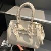 Bolsas Pequenas de Luxo e Estilosas 2025 Novas Bolsas Femininas, Bolsas Transversais Populares e Versáteis, Bolsas Satchel da Moda Platina