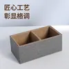 Caja de Almacenamiento para Té, Artículos de Tocador de Habitación de Hotel, Caja de Pañuelos de Cuero para Bed & Breakfast con Impresión de Logo, Caja de Almacenamiento de Escritorio